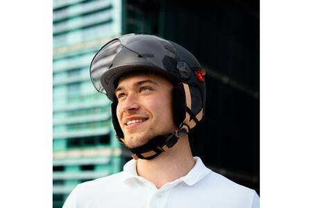 Casque vélo avec Led's Casr Helmet Glow M Gris Anthracite - Casque vélo - Equipements de sport