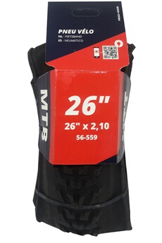 Pneu VTT 26X2.10 noir tringles souples