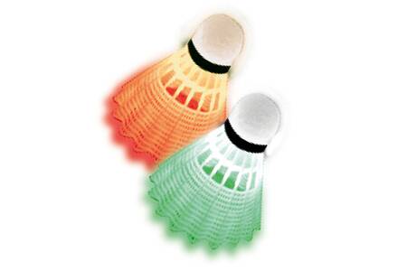 Talbot Torro Set de Badminton Magic Night, 2 Raquettes et 2 Volants avec LED, pour Jouer la Nuit, Dans un Sac, 449405 : Talbot-Torro