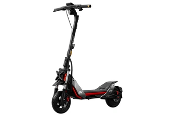 Trottinette tout-terrain - Puissance moteur nom/max : 650W/1600W / Batterie 46,8V 12,75AH - Autonomie 70 km / Temps de charge 4H - Etanchéité IPX5 / Les + du produit : Pneus tout-terrain 11", Suspension intégrale, temps de charge 4H