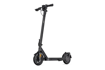 Trottinette routière - Puissance moteur nom/max : 400W / Batterie 36V 10,4AH - Autonomie 36 km / Temps de charge 4H - Etanchéité IPX6 / Les + du produit : Suspensions avant et arrière et temps de charge de 4h