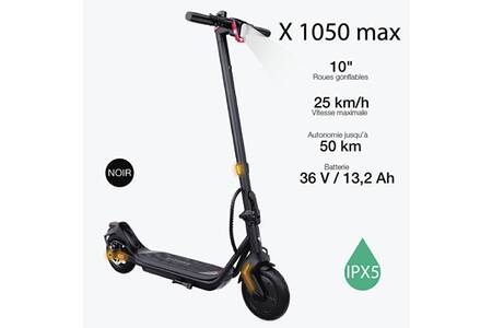 Trotinette électrique Wispeed T855 300 W Bleu Horizon - Trottinette