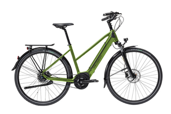 Vélo électrique Peugeot VTC ET01 vert Taille 48