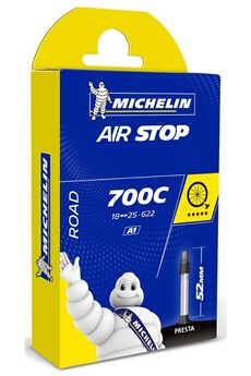 MICHELIN - Pneu, chambre à air trottinette Michelin Chambre à air A1 AIRSTOP 700C 18/25X622 PR52 Access Line