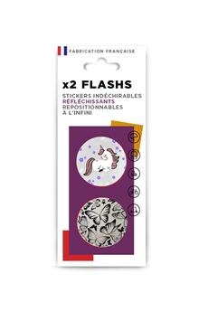 Accessoire sécurité et signalisation My Flash autocollants réfléchissant Licorne & Papillons indéchi