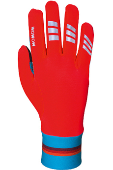 gants vélo wowow lucy gloves - fluo red - xs