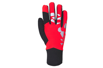 gants vélo wowow thunder gloves - fluo red - l