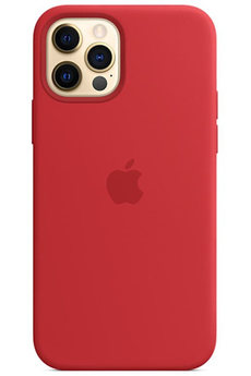 Coque et étui téléphone mobile Apple Coque en silicone MagSafe pour iPhone 12 Pro Max - (PRODUCT)RED