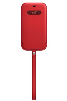 Coque et étui téléphone mobile Apple Housse en cuir avec Magsafe iPhone 12 / 12 PRO - (PRODUCT)RED