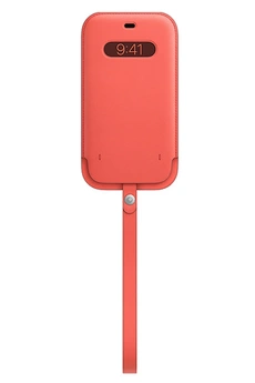 Coque et étui téléphone mobile Apple Housse en cuir avec Magsafe iPhone 12 mini - Pink Citrus