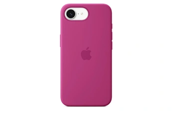 Coque en silicone Fuchsia pour iPhone 16e