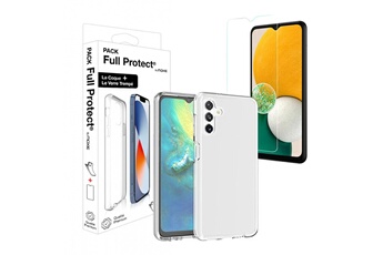 Moxie - Pack coque souple + verre trempé 2,5D pour Samsung Galaxy A13 4G