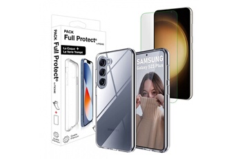 Moxie - PACK Coque + Verre trempe 2.5D pour Galaxy S23 Plus