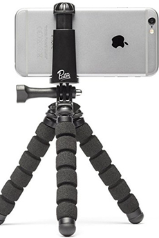 Trepied Smartphone, PEMOTech Trepied pour iPhone Camera en Aluminium, Tête  Rotative à 360 °, Portable Tripod avec télécommande[293] - Cdiscount  Appareil Photo