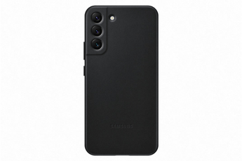 Coque et étui téléphone mobile Samsung Coque en cuir S22+ Noir