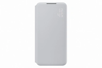 Samsung - Coque et étui téléphone mobile Samsung Coque Smart LED View S22+ Gris clair