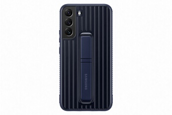 Samsung - Accessoire pour téléphone mobile Samsung Coque Protectrice Standing S22+ Bleu marine