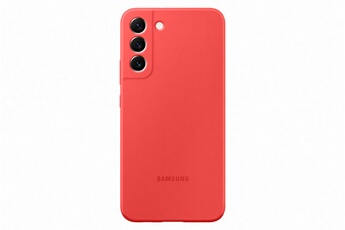 Samsung - Coque et étui téléphone mobile Samsung Coque Silicone S22+ Corail