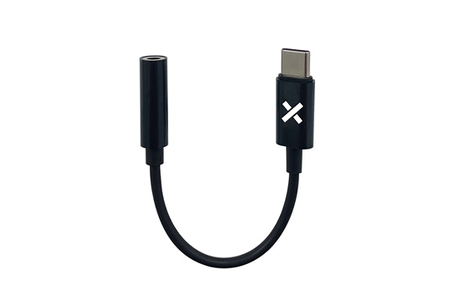 Accessoire pour téléphone mobile Wefix Adaptateur USB Type C vers Jack 3.5mm Noir