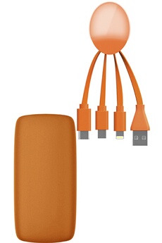 Accessoire pour téléphone mobile Xoopar Powerpack Weekender 5000mAh - orange