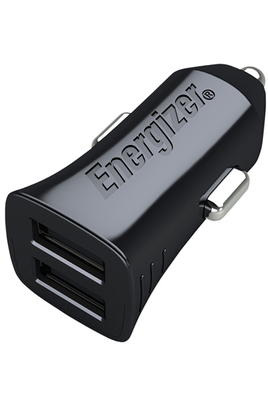 Chargeur allume cigare 2 prises USB 2,4A - Energizer
