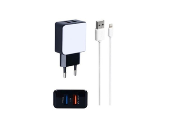 Chargeur pour téléphone mobile Freaks And Geeks Chargeur Secteur x2-USB-A/Lightning pour produits Ap