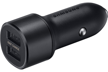 Chargeur pour téléphone mobile Samsung Chargeur allume cigare MINI, Charge Rapide, 2 sorties USB (sa