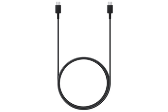 Chargeur pour téléphone mobile Samsung Câble USB-C vers USB-C, longueur 1,8m, charge rapide 25W