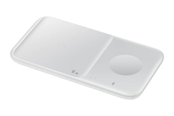 Chargeur pour téléphone mobile Samsung Pad Induction plat DUO Watch, Charge Rapide USB Type C Blanc