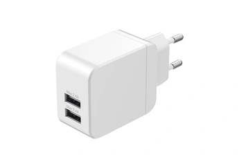 Wefix - Chargeur secteur double USB-A 2.4A Blanc