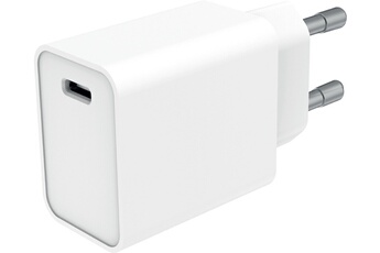 Chargeur pour téléphone mobile Wow Chargeur secteur 20W USB-C PD Blanc