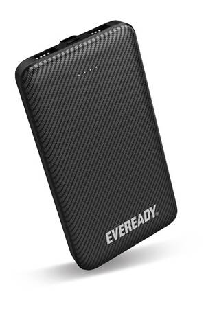 Batterie externe Eveready Powerbank 10000 mAh USB-C / USB-A noire