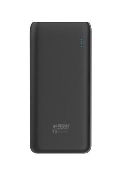 Batterie externe Urban Factory 10000 mAh USB-C/USB-A Noir