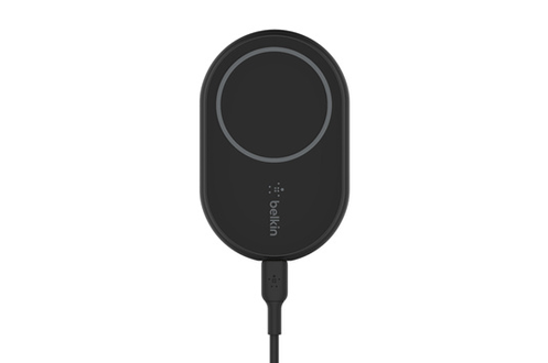 Support pour téléphone mobile Belkin Support de voiture pour iPhone 12  magnétique + charge à induction (chargeur non inclus)