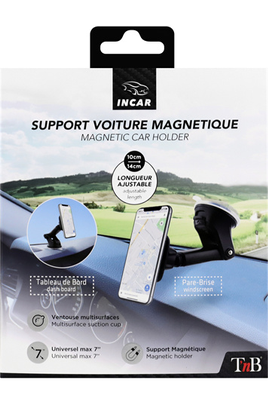 Support smartphone TNB Voiture telescopique magnetique