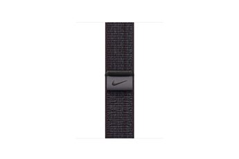 Accessoires bracelet et montre connectée Apple Boucle Sport Nike pour Apple Watch 41 mm Noir et Bleu