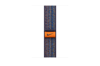 Accessoires bracelet et montre connectée Apple Boucle Sport Nike 45mm Game Royal/Orange