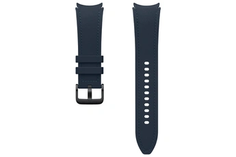 Samsung - Accessoires bracelet et montre connectée Samsung Bracelet Simili cuir fin M/L 130mm G Watch 6 Bleu Marine