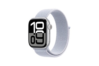 Apple Watch Series 10 GPS 42mm Boîtier en Aluminium Argent avec Boucle Sport Nuée bleue Apple Watch Series 10 GPS 42mm Boîtier en Aluminium Argent avec Boucle Sport Nuée bleue