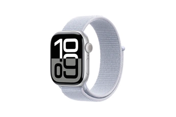Watch Series 10 GPS 46mm Boîtier en Aluminium Argent avec Boucle Sport Nuee bleue