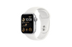 Apple Watch SE GPS 2eme generation, boîtier alumininiumArgent 40mm Bracelet Sport Blanc photo 1