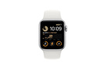 Apple Watch SE GPS 2eme generation, boîtier alumininiumArgent 40mm Bracelet Sport Blanc photo 2