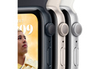 Apple Watch SE GPS 2eme generation, boîtier alumininiumArgent 40mm Bracelet Sport Blanc photo 3