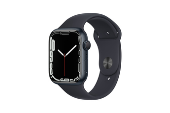Apple watch Apple Watch Series 7 GPS, boîtier Aluminium Minuit 45mm avec Bracelet Sport Minuit