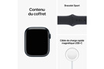 Apple Watch Series 8 GPS+Cellular, boîtier aluminium Minuit 45 mm avec Bracelet Sport Minuit photo 9