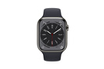 Apple Watch Series 8 GPS+Cellular, boîtier acier inoxydable graphite 45 mm avec Bracelet Sport Minuit photo 2