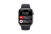 Apple Watch Series 8 GPS+Cellular, boîtier acier inoxydable graphite 45 mm avec Bracelet Sport Minuit photo 6