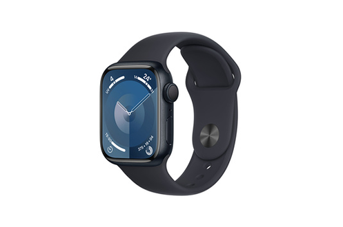 Apple Watch Séries 9 - Boîtier en aluminium argent - bracelet