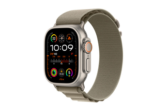 Apple watch Apple Ultra 2 GPS + Cellular, Boîtier en Titane de 49 mm avec Boucle Olive Alpine - Moye