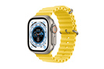 Apple Watch Ultra + Cellular, boîtier Titane 49mm avec Bracelet Ocean Jaune photo 1
